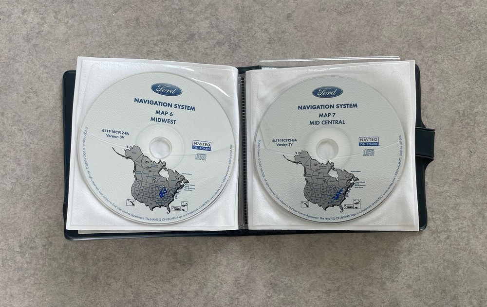 2004-2006 Ford Expedition Navigation Cd set Ak/canada