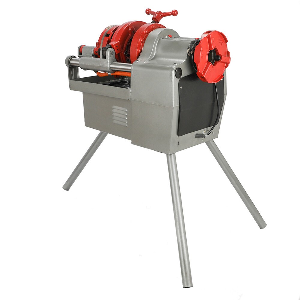 Electric Pipe Threader Machine 1/2"-2" Threading Cutter, Deburrer Heavy Duty New