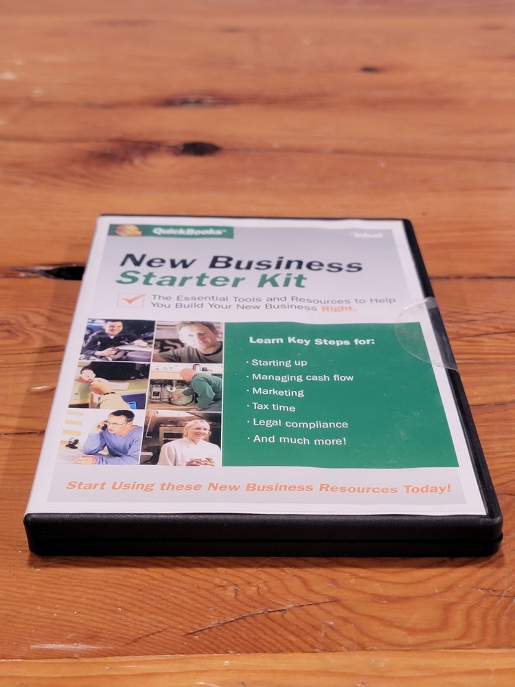 Intuit - QuickBooks - New Business Starter Kit Software - Tutorial - SEALED