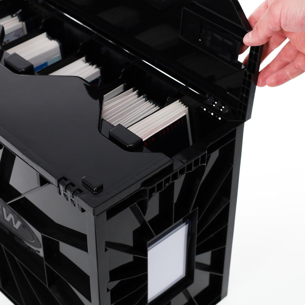 Long Comic Book Bin - 1 Pack Heavy Duty Comic Book Storage Box Stackable Comic