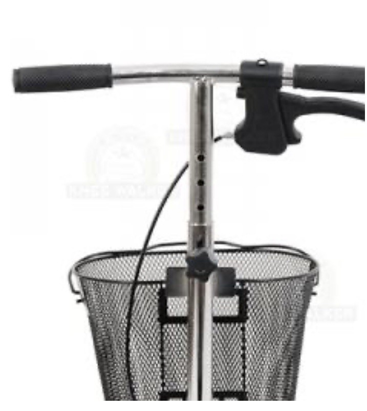 Roscoe Knee Scooter with Basket Red