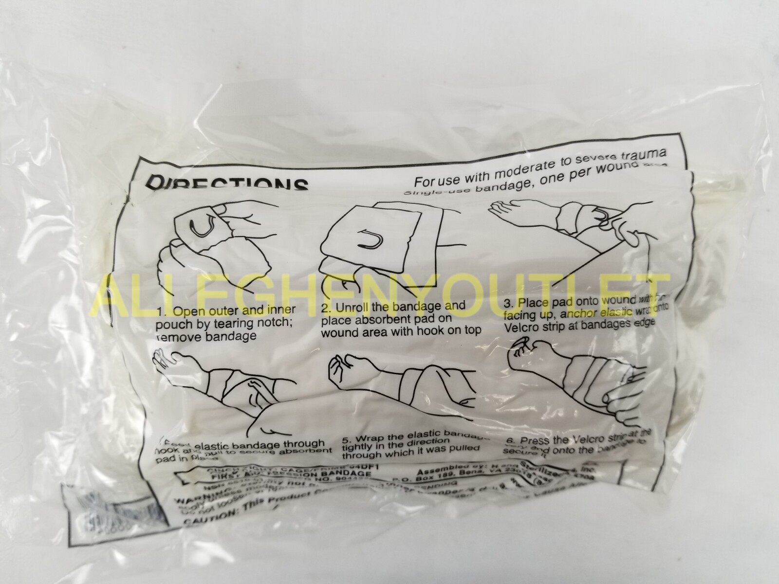 H&H Cinch Tight Combat Compression Bandage ABD Pad Elastic Wrap US Military IFAK