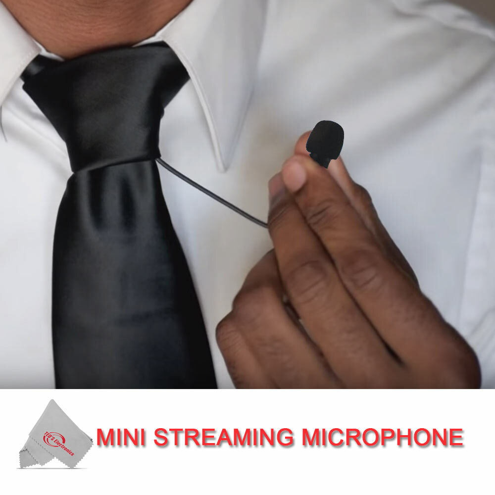 Vivitar Mini Lavalier Streaming Microphone Omni Directional with USB Adapter