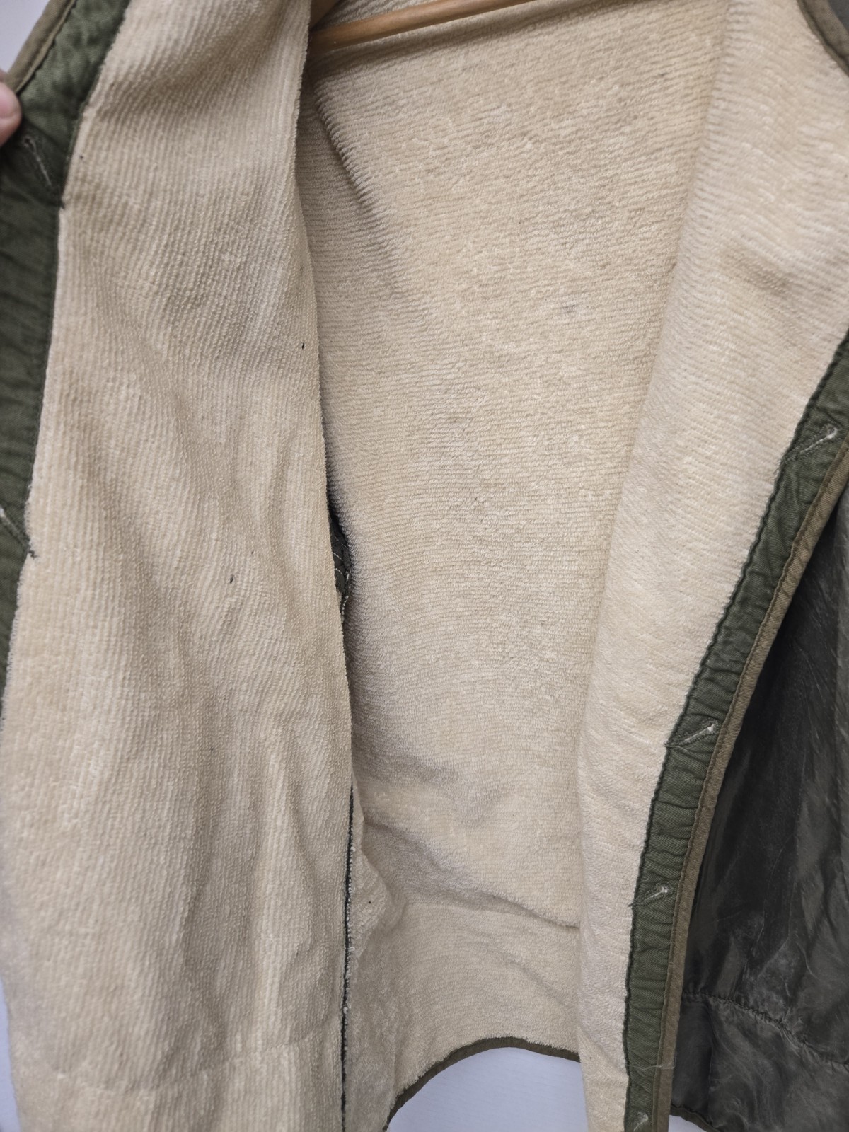 US Army M-1951 Field Jacket Liner M51 Korean War Vietnam OD Wool Pile Military