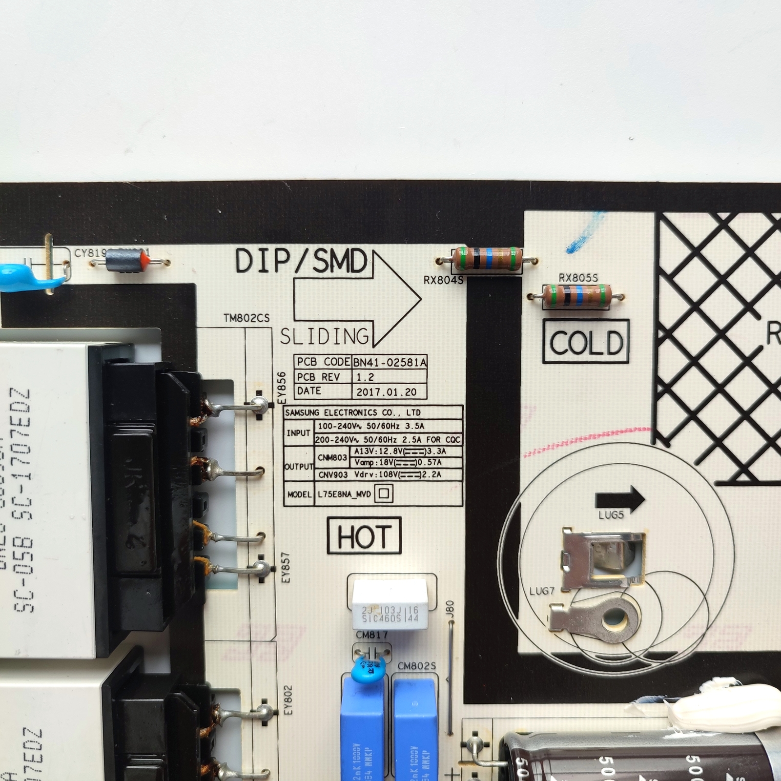 Power BN94-11439A BN41-02581A for Samsung QN75Q7FAM QN75Q7FAMF QN75Q7FAMFXZA TV