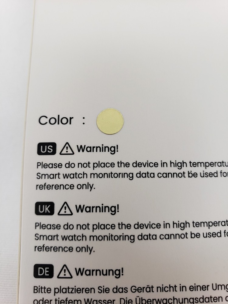 Fitness Tracker Model CS5 with 4 bands