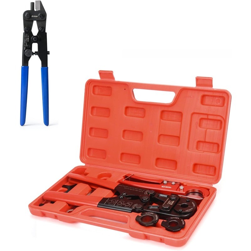 PEX Copper Ring Crimp Tool & Crimp Ring Cutter Bundle