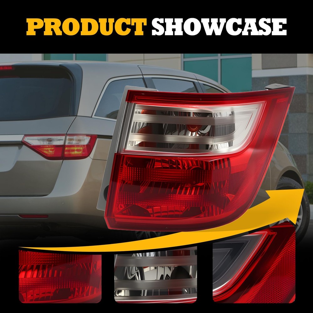Tail Light Assembly Compatible with Odyssey 2011-2013 Right 33500TK8A01