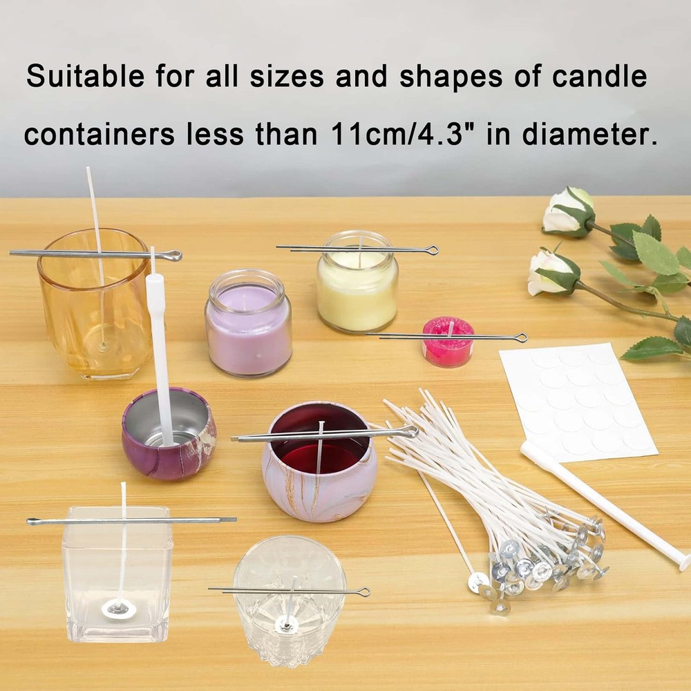 Candle Wick Holders, One Clip Centering Device, Centering Tool for Candle Mak...