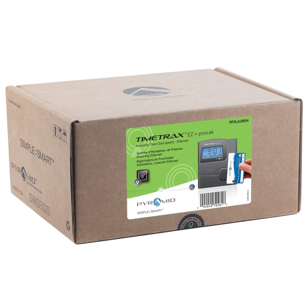 Pyramid Time Systems, PPDLAUBKN, TimeTrax Automated Proximity Time and Attend...