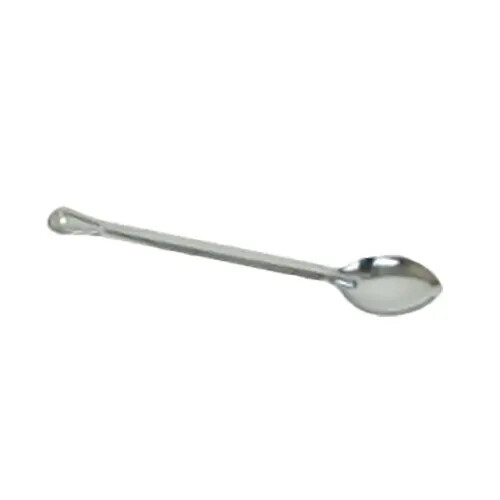 Thunder Group SLSBA018 18" Stainless Steel Solid Flat Handle Basting Spoon