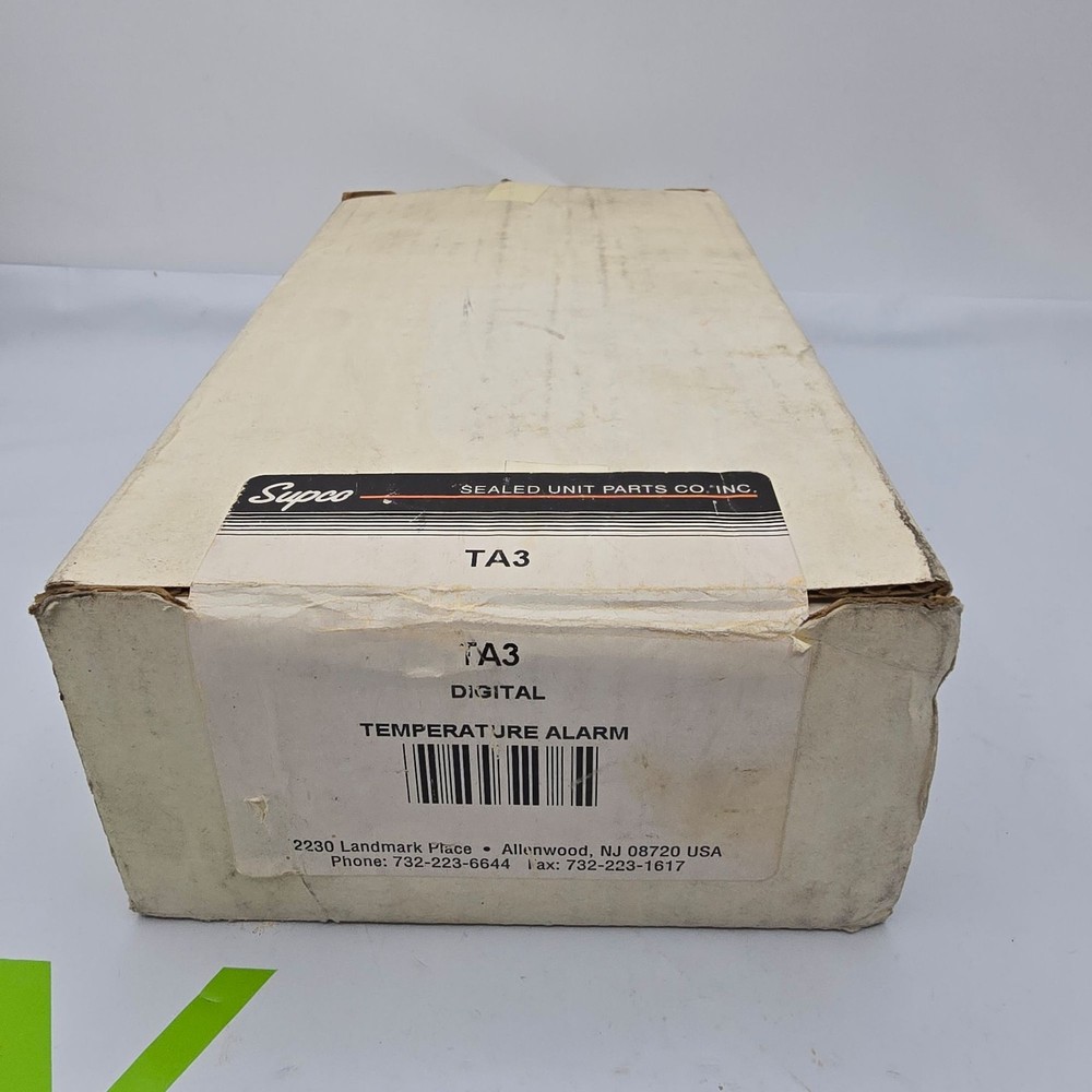 SUPCO TA3 Digital Temp Alarm Single Point