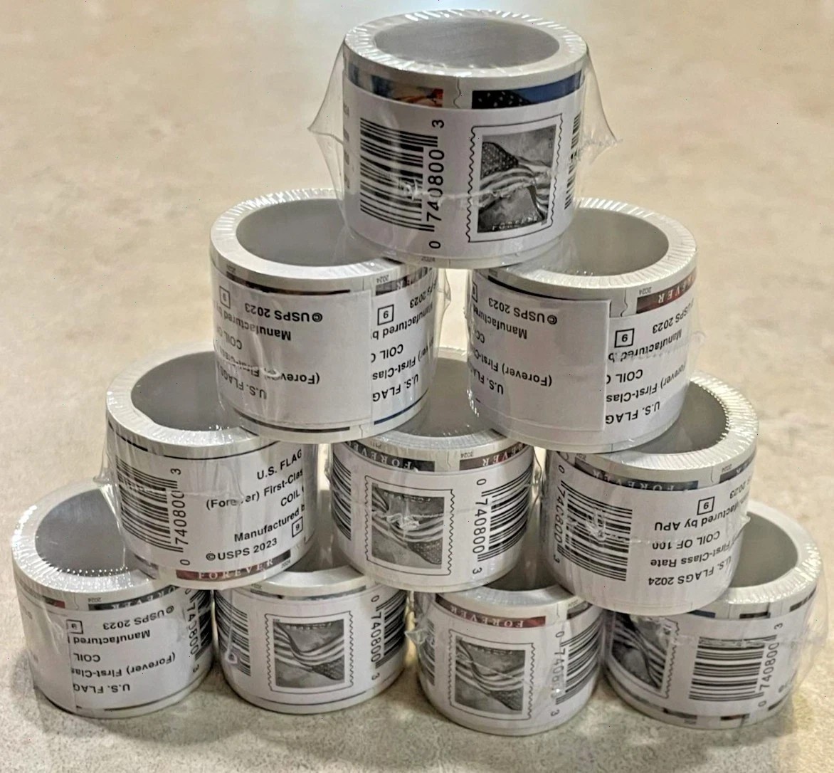 New Collection 20 ROLLS Of 100 USPS Postage-2000 PCS-Special Sale (2024)