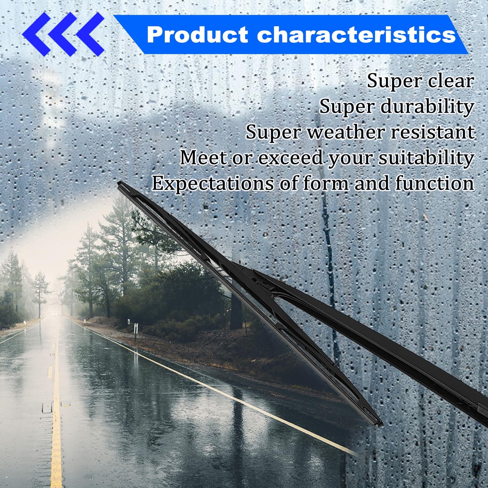 15277756 Rear Window Wiper Arm Blade Set Replacement for Cadillac Escalade,chevy