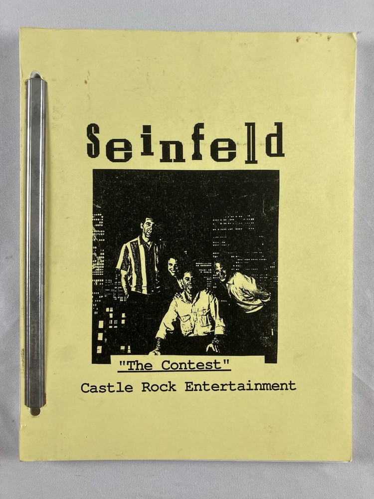 Original SEINFELD "The Contest" TV Script Revised Table Draft 1992 Larry David