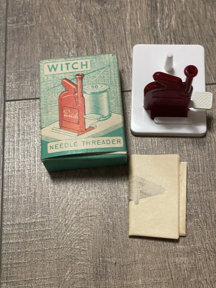 Vintage Witch Automatic Needle Threader w/ lnstructions Germany