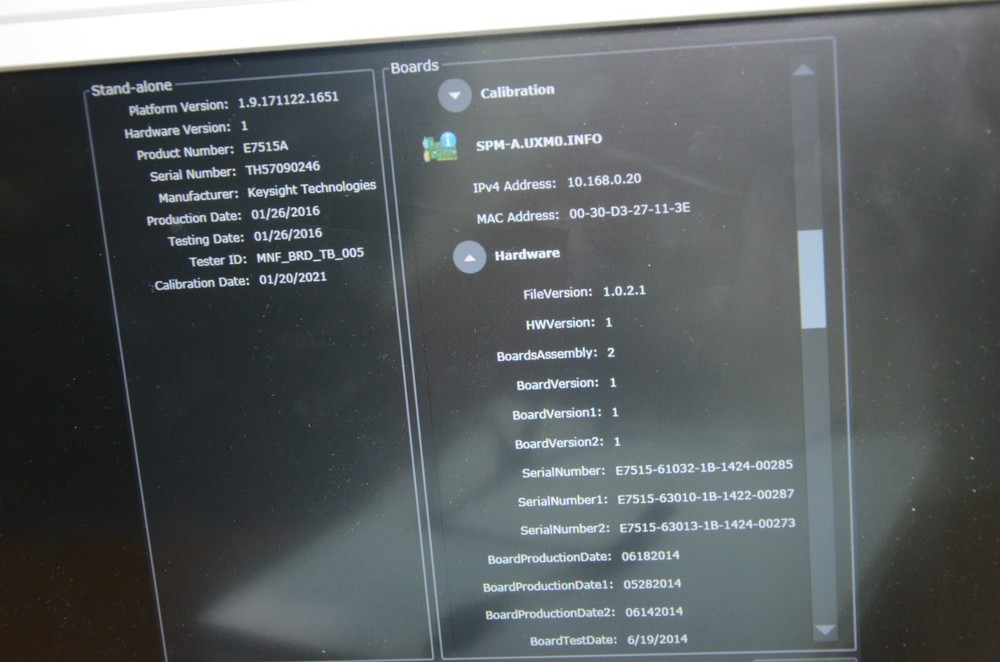 Agilent Keysight E7515A 4G UXM Wireless Communications Test Set