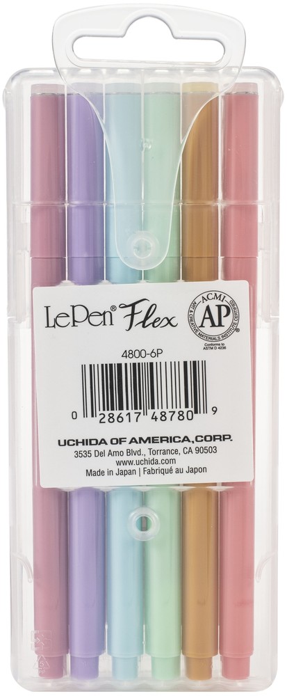 LePen Flex Set 6/Pkg Pastel Colors