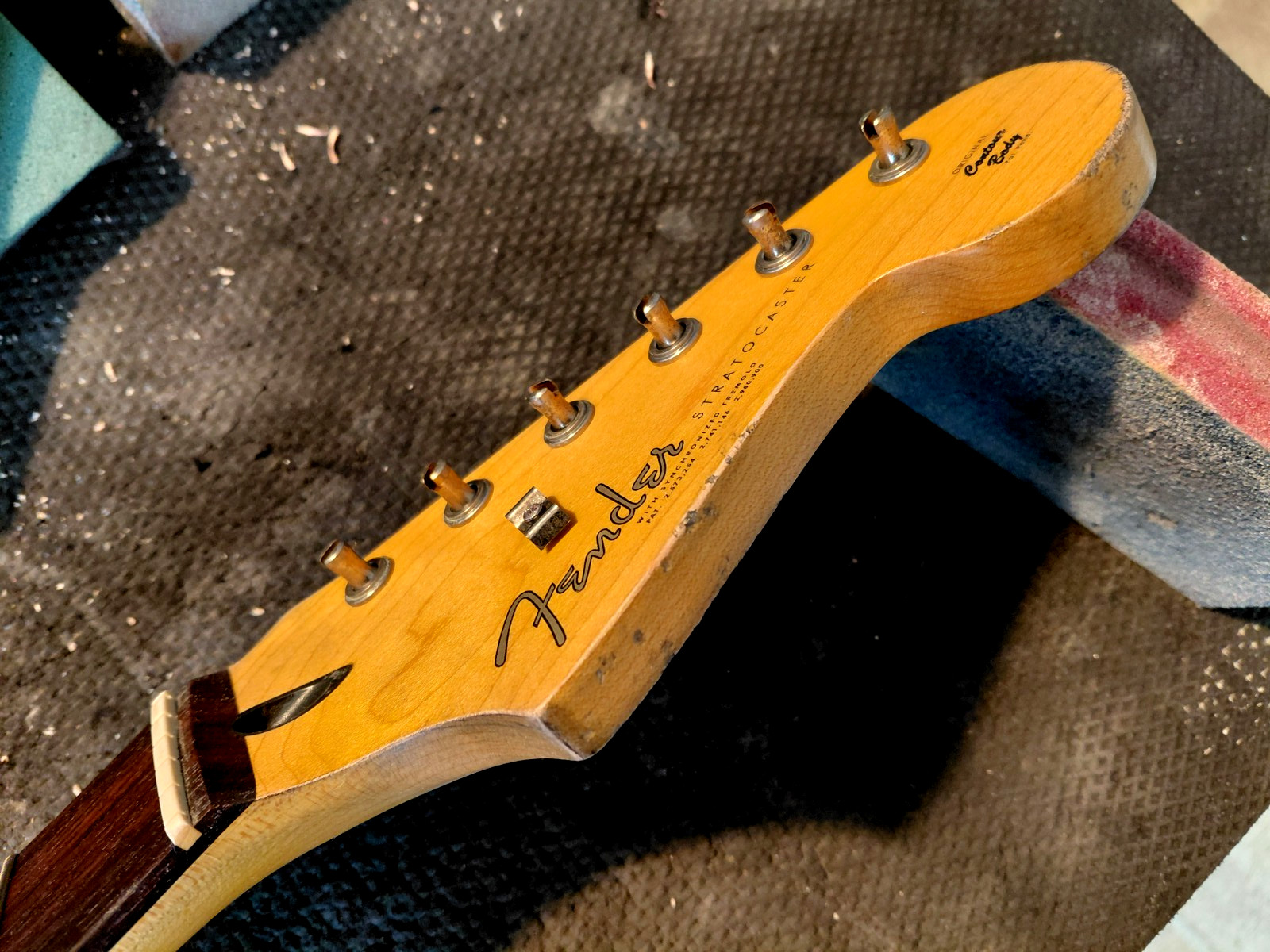 Fender Lic Relic Strat neck Aged Nitro 60s Stratocaster Mr G's Custom shop