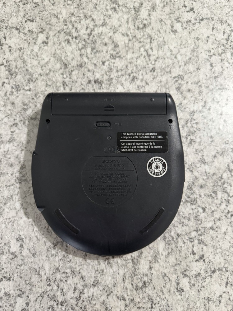 Sony CD Walkman Bundle D-EJ815 Tested Working Damaged READ DESC. DCC-E345 RM-CD6