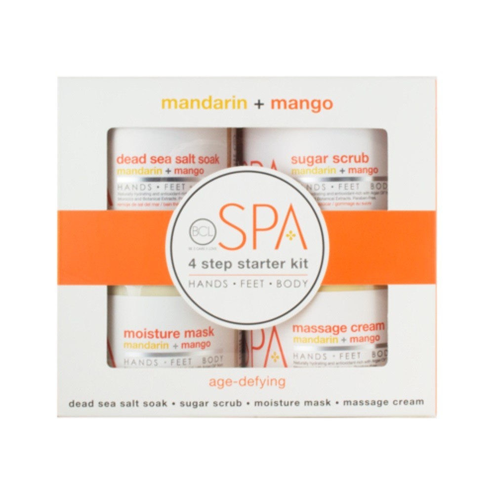 BCL SPA Mandarin + Mango Tea 4 Step Starter Kit