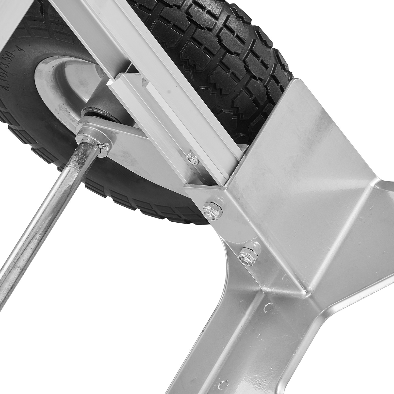 VEVOR Hand Truck 500 lbs Aluminum Alloy Heavy-Duty Hand Truck Dolly with Wheels