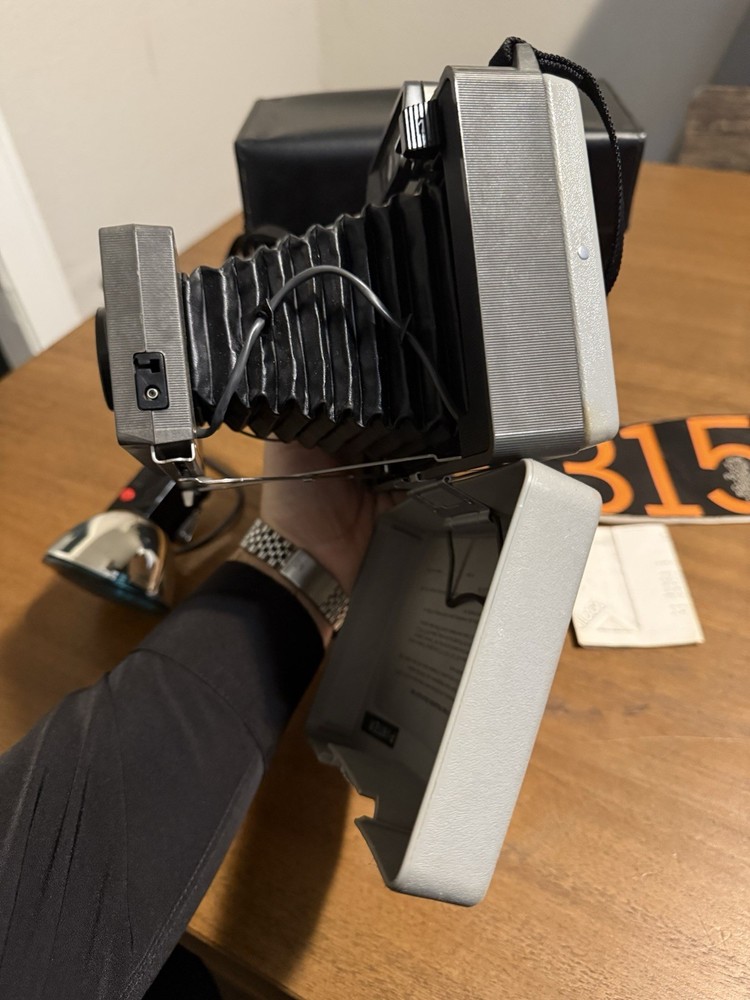 Polaroid 315 Camera Case, Flash, Manuals Plus Extras