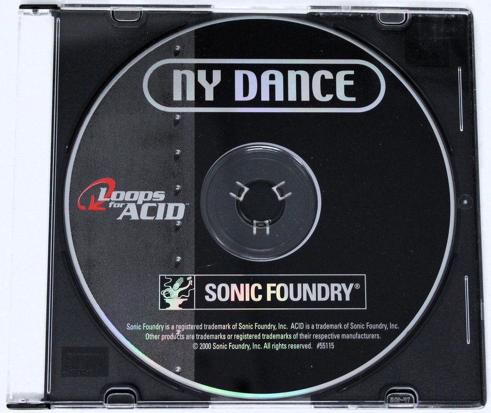 Sonic Foundry NY Dance Loops For Acid Sample Library/Sound Library/Sampling CD
