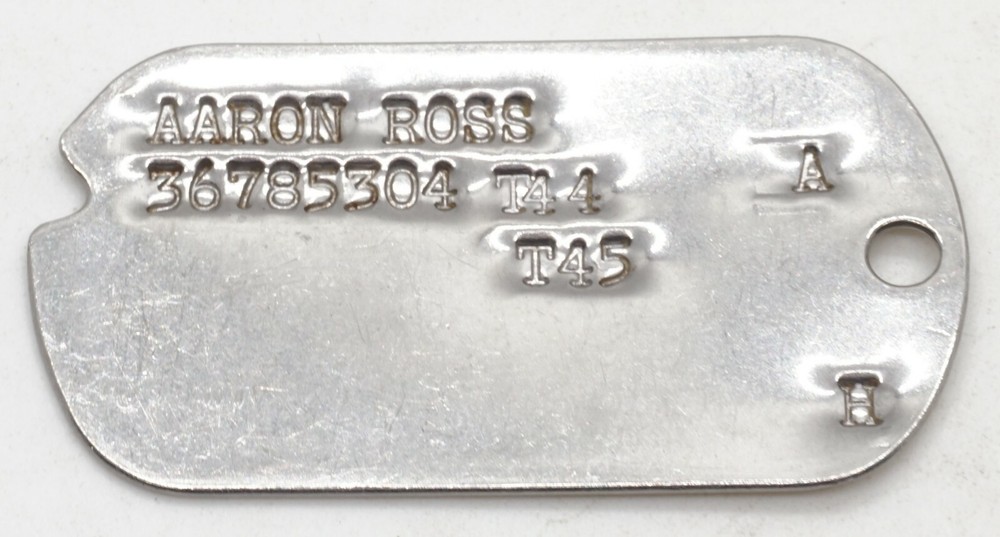 WWII 1944-1945 Army Dog Tag T44 T45
