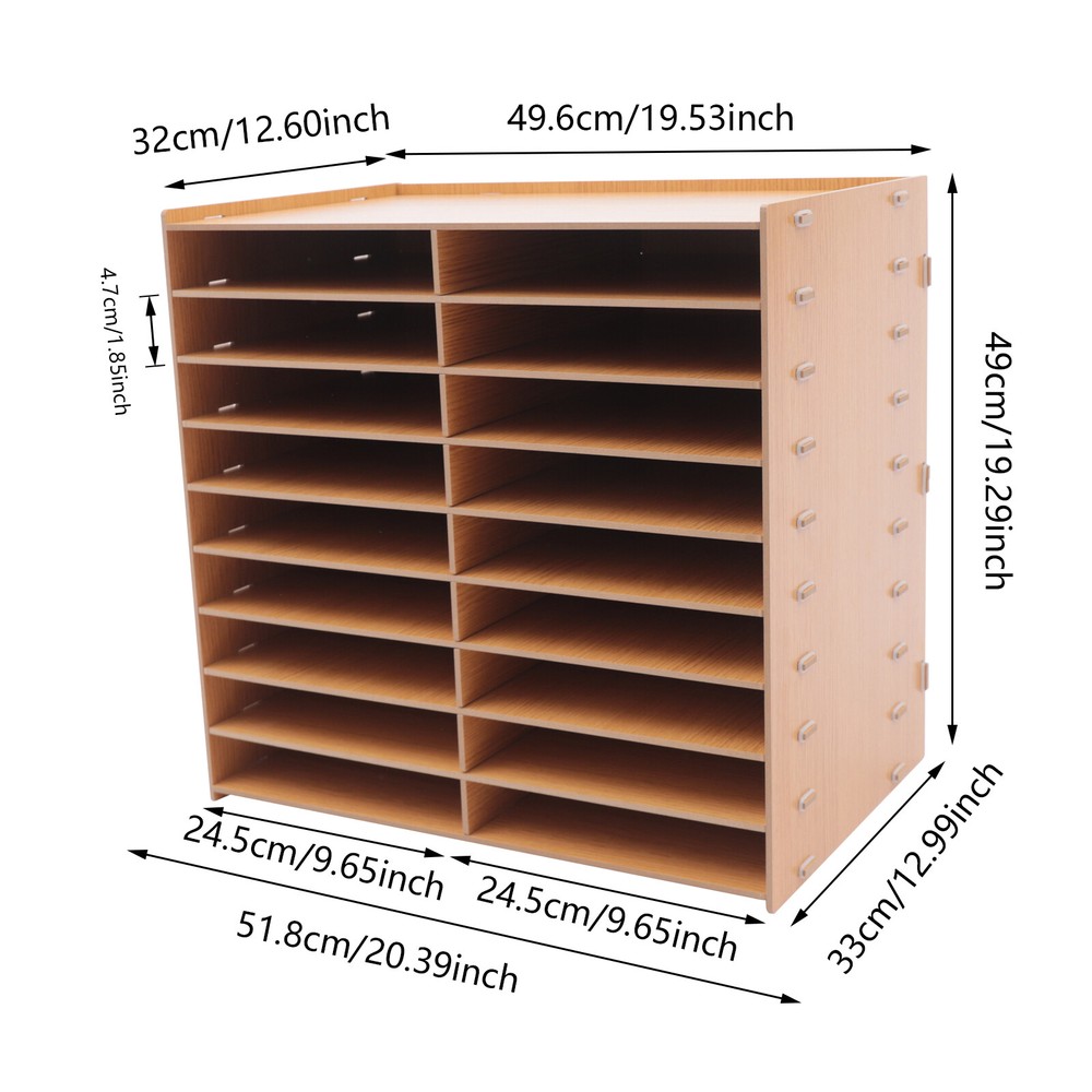 Multi-layer Storage Letter Organizer Tray Rack Office Desktop Document organiser