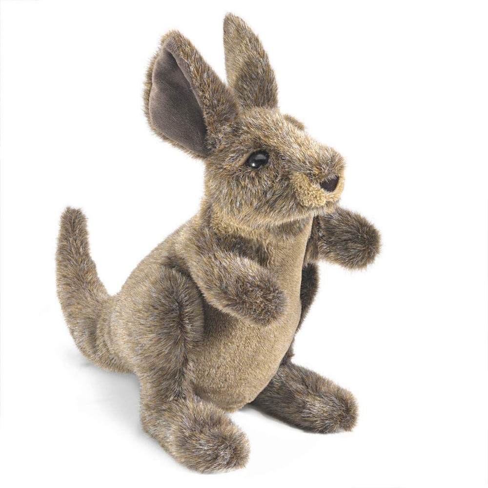 Folkmanis Small Kangaroo Hand Puppet, 12"