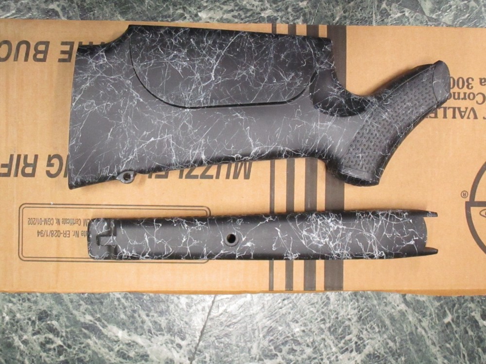12 CVA Crackle Pattern Stock & Forearm Beartooth Optima & Pro Wolf (EARLY STYLE)