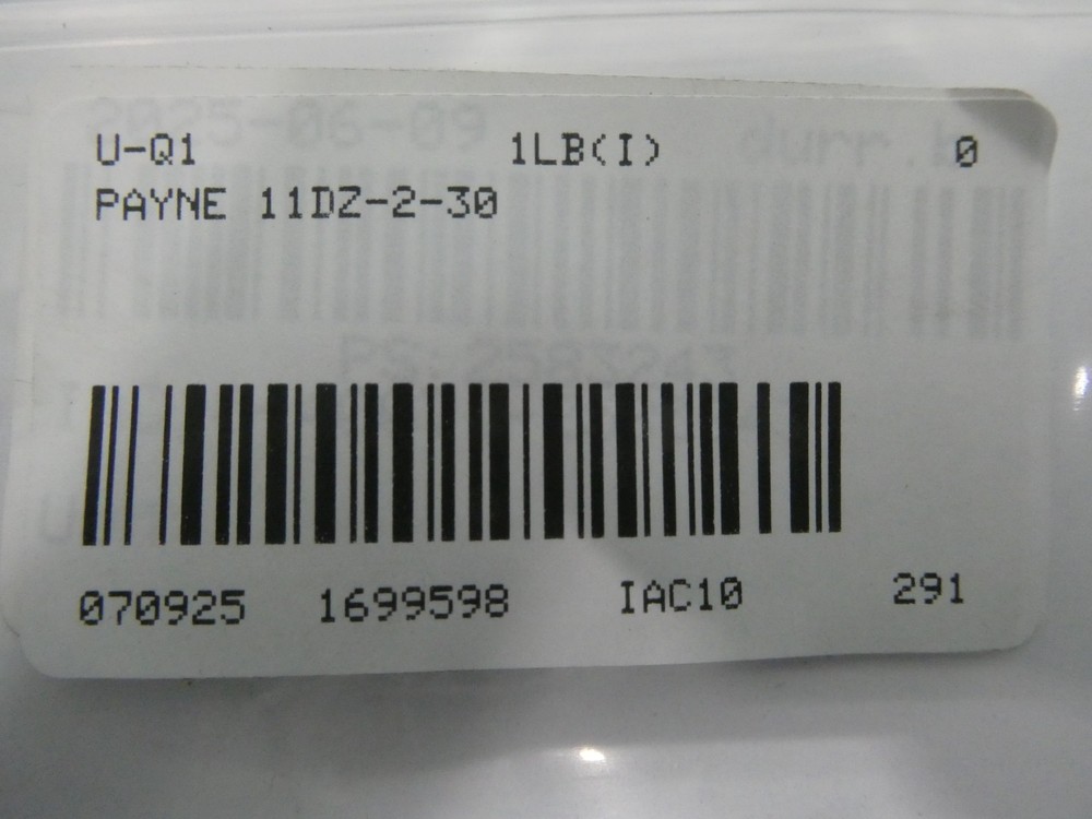 Payne 11DZ-2-30 Solid State Relay 240v-ac 30a 120v-ac