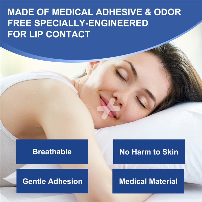 Mouth Tape Strips – Comfortable Nasal Breathing Night