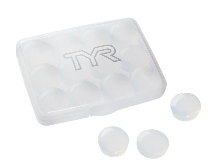 TYR Soft Silicone Ear Plugs with Case - 12 Pack - Volume Discount Pricing