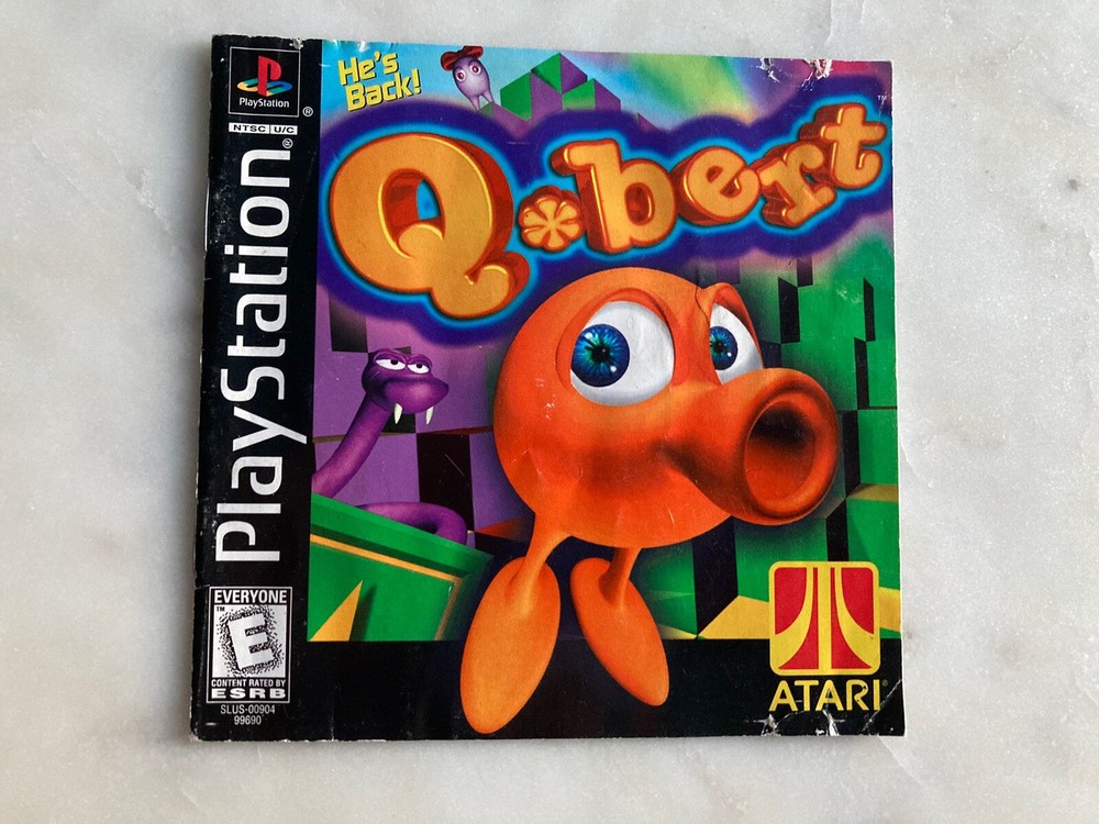 Q*bert  |  PS1  |  Manual Only