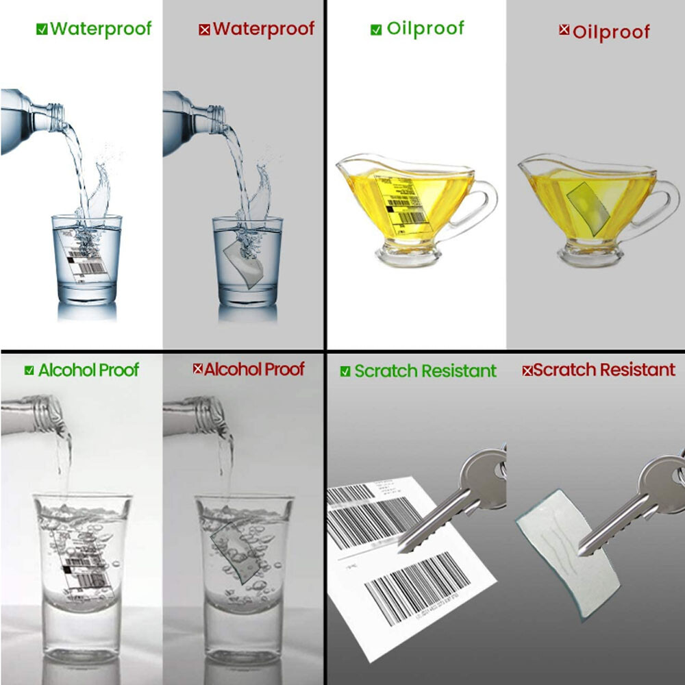 1000/Roll 2.25 x1.25 Direct Thermal Barcode Labels Zebra LP2824 TLP2824 LP2844