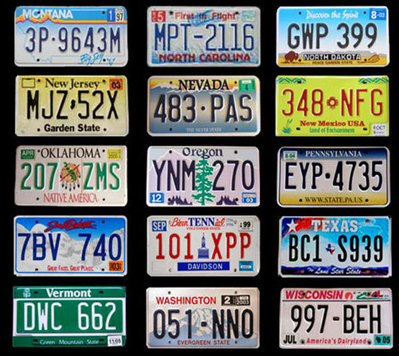 50 UNITED STATES LICENSE PLATES SET NUMBER TAG USA LOT + 1 BONUS GRAPHIC PLATE!