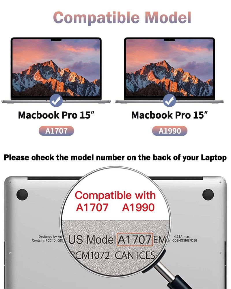 2-Pack Anti Blue Light Matte Laptop Screen Protector Compatible with 2016-201...