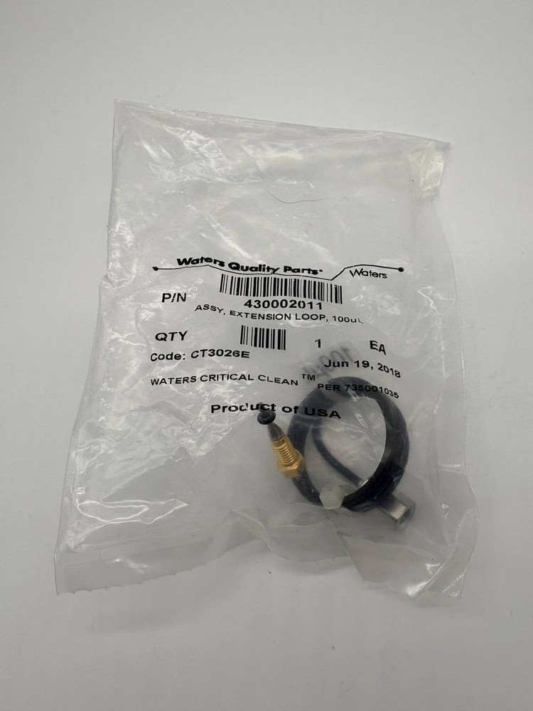 Waters Extension Loop Assembly 100 µL 430002011 — NEW