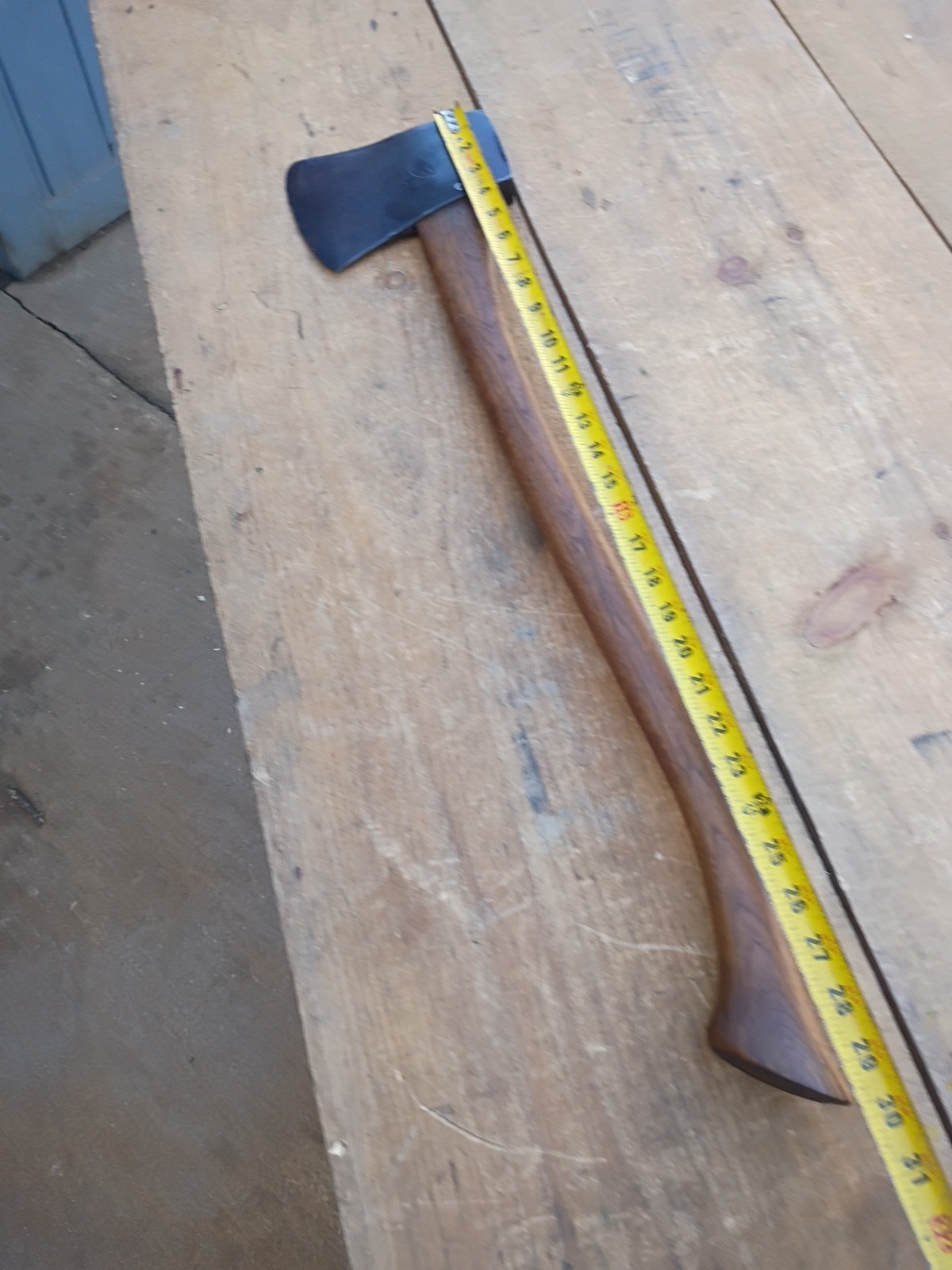 Vintage J.M. Warren Connecticut Pattern Axe Troy NY 4 lbs 2 oz