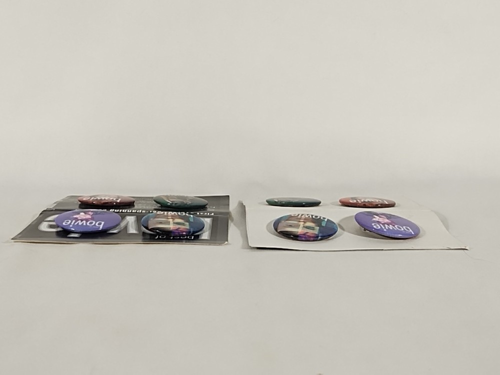 David Bowie - Button Set - 8 pieces - Good condition