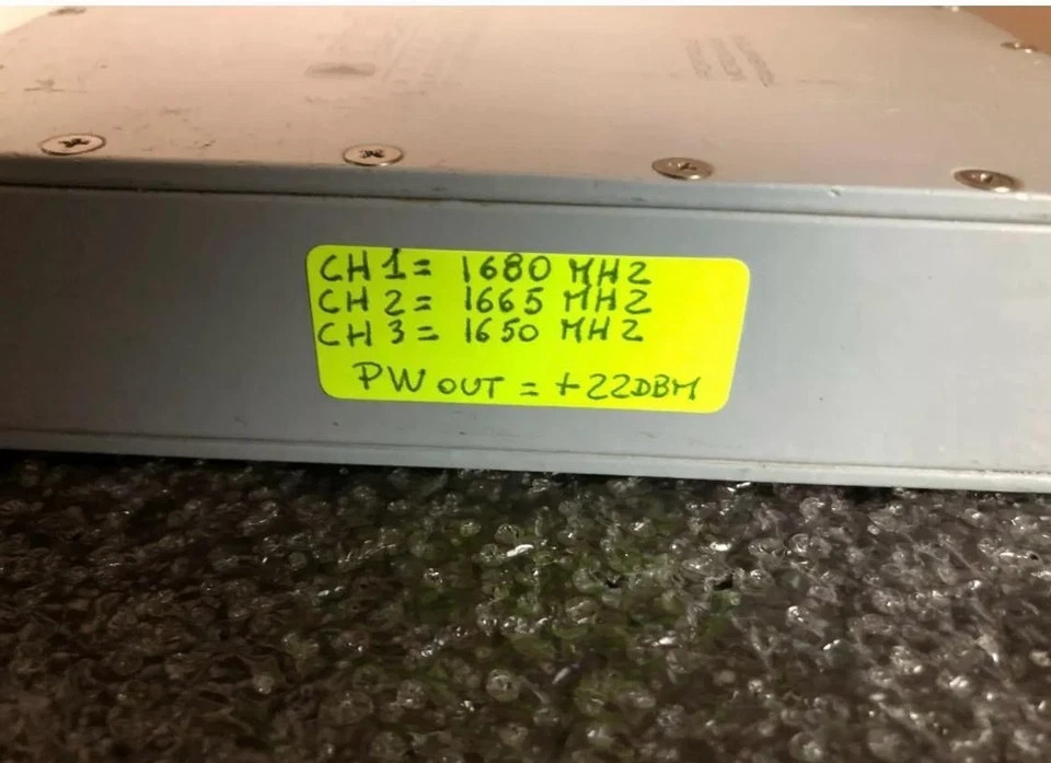 ABE TRANSMITTER 1.6 ghz AUDIO/VIDEO ATV HAM RADIO TESTED