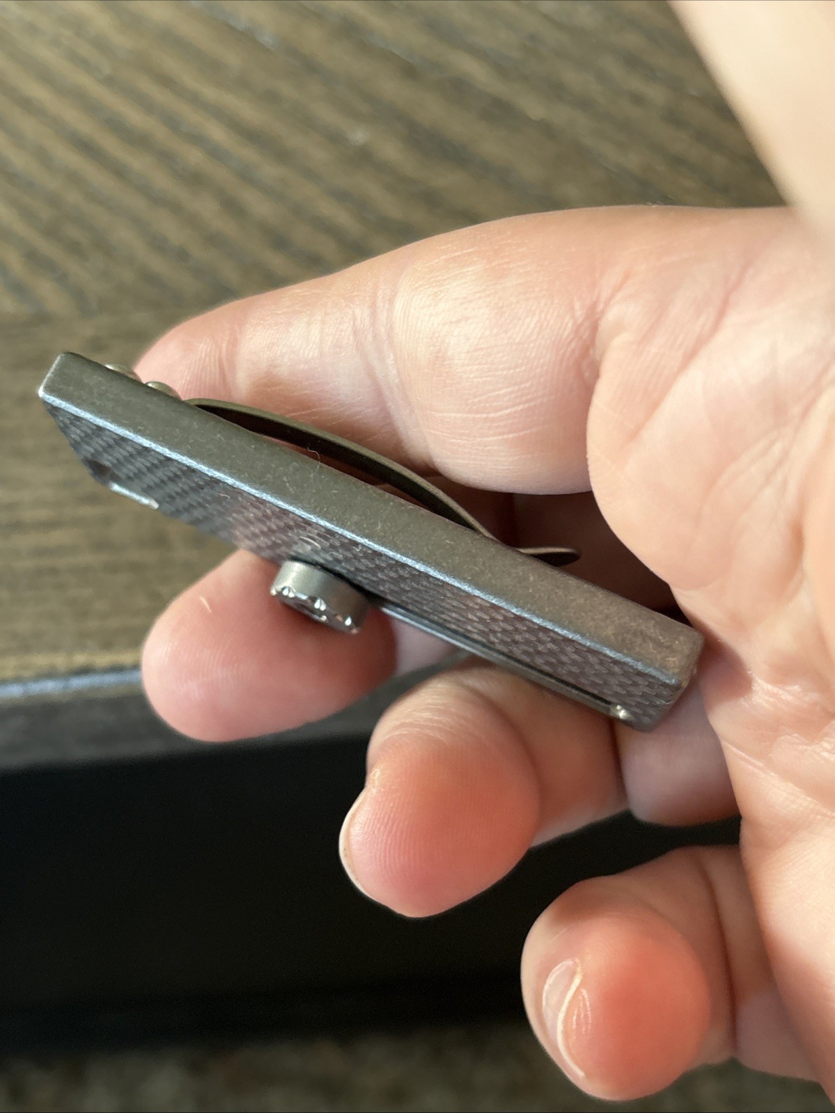 CountyComm Maratac MaxMadCo Utility Knife Blade Gen 1 Full Titanium Slide Lock