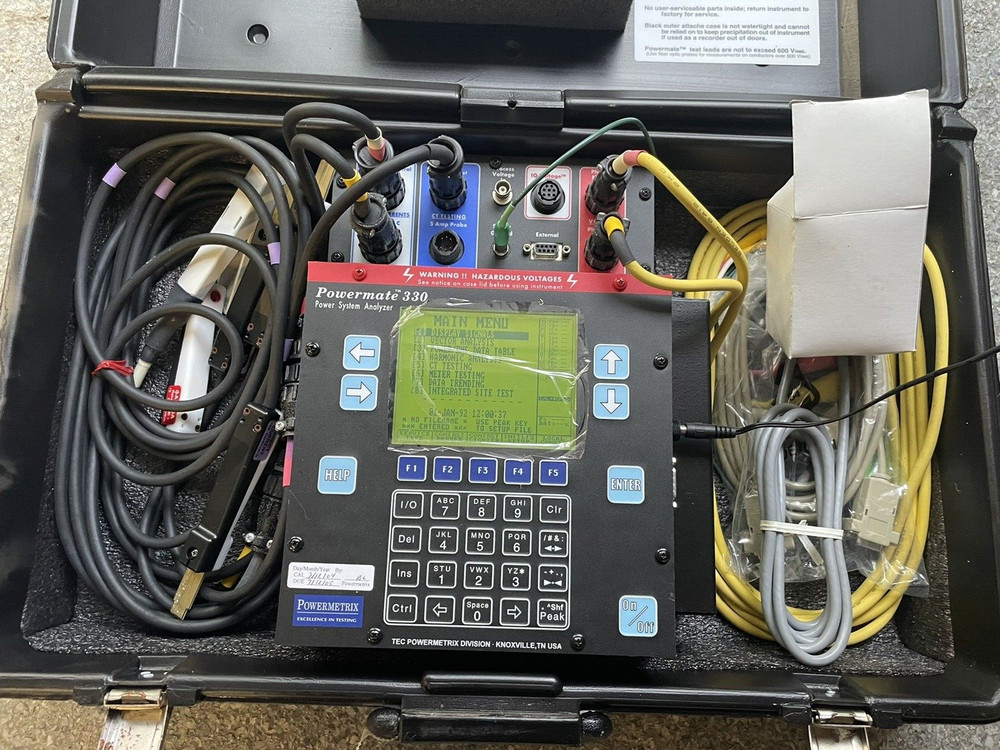PowerMetrix PowerMate 330 Power System Analyzer - E