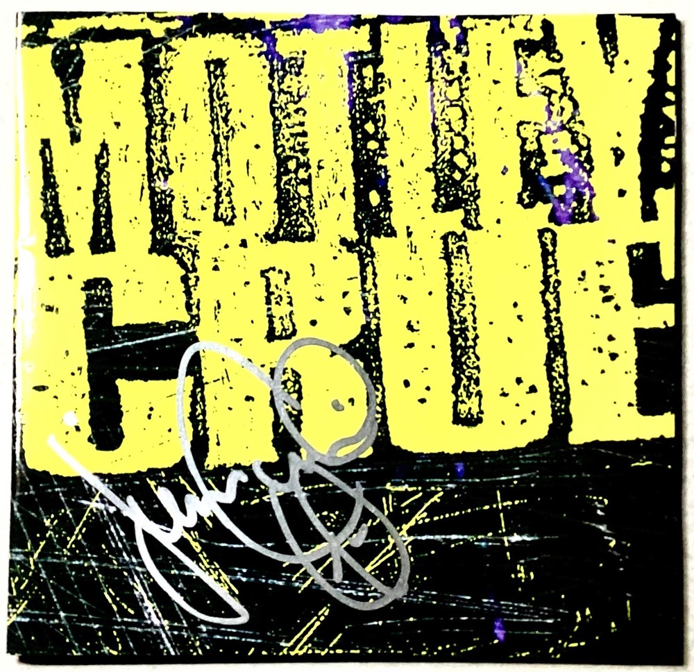 Authentic Motley Crüe CD signed by John Corabi in silver pen….don't pay $100+