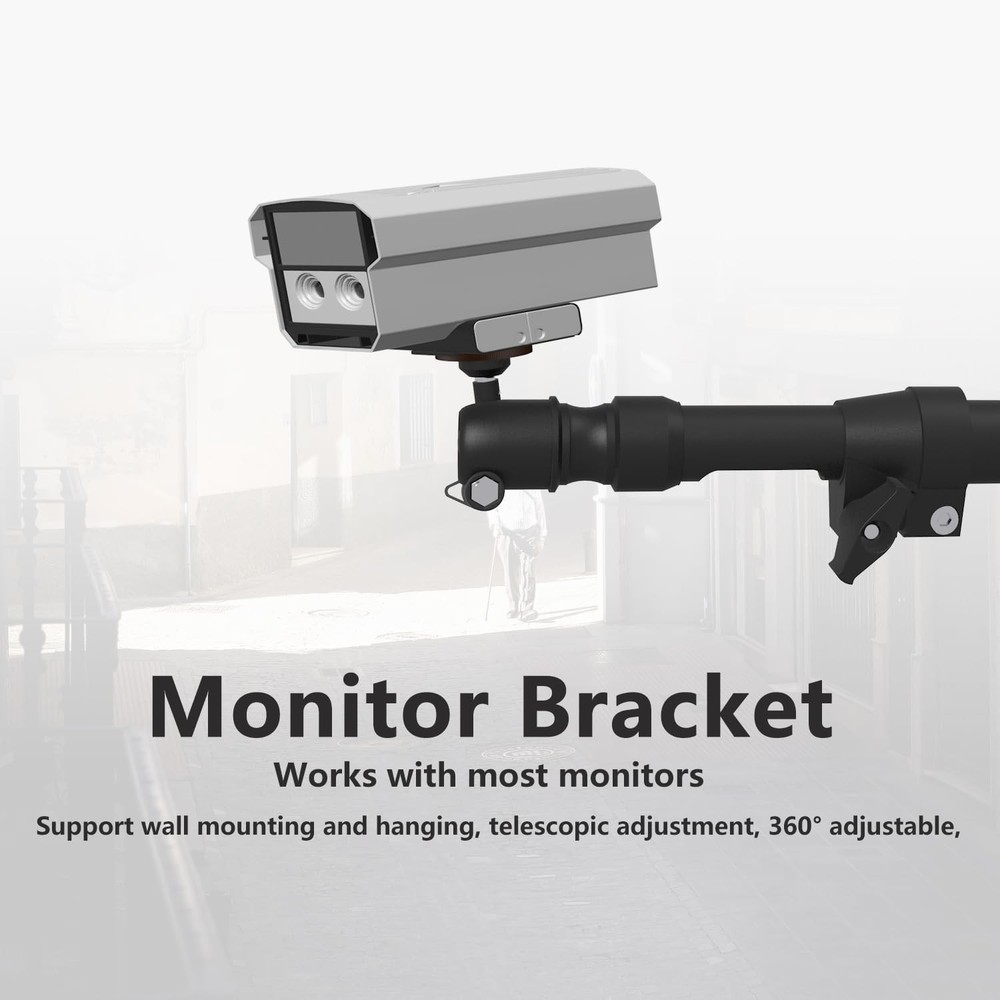 Projector Ceiling Mount, Universal Adjustable Height 14-20 inch, 360° Rotatio...
