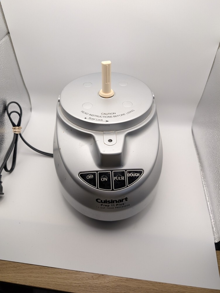 Cuisinart Prep 11 Plus Food Silver Processor Replacement Motor Base Works Tested
