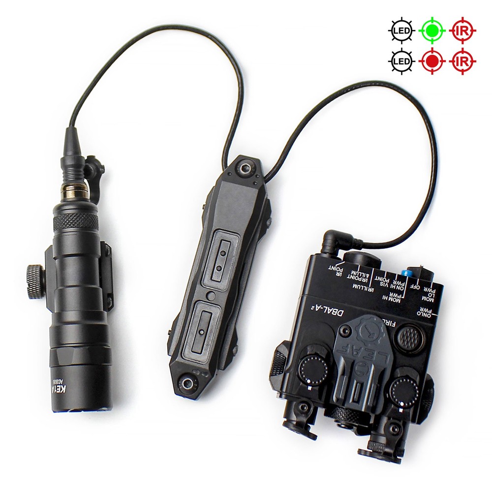 DBAL-A2 IR Aiming Green Red Dot With LED Lighting/M300B Light /Mod Button Switch