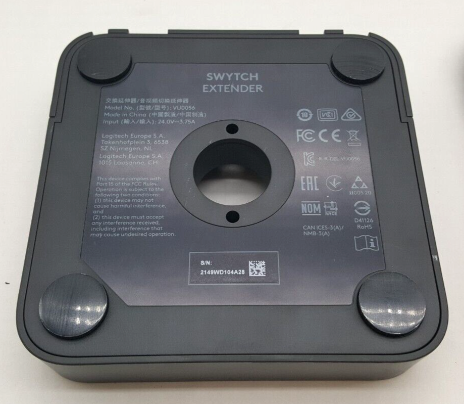 Logitech Extender SWYTCH Model VU0056 w/ AC Adapter